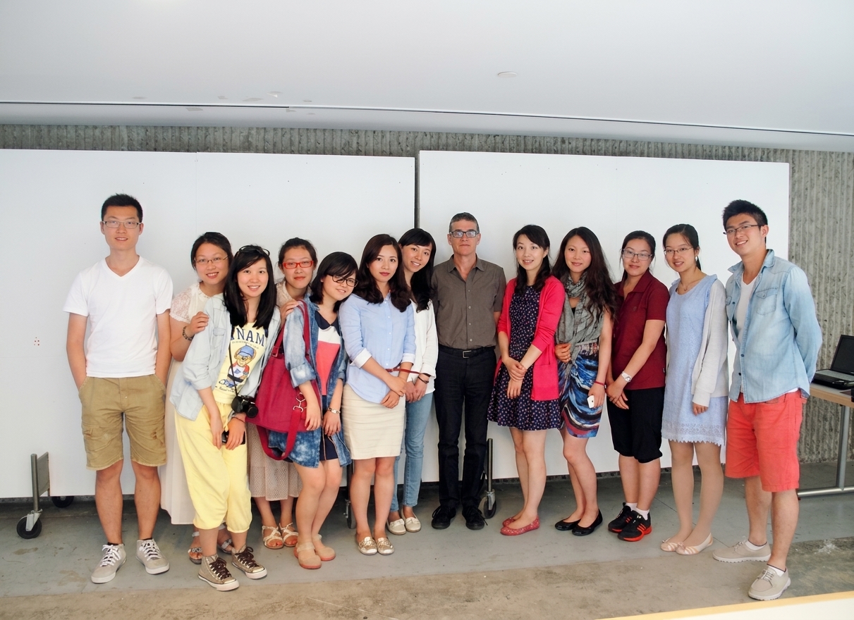 Sophia Tang with the Yale workshop group