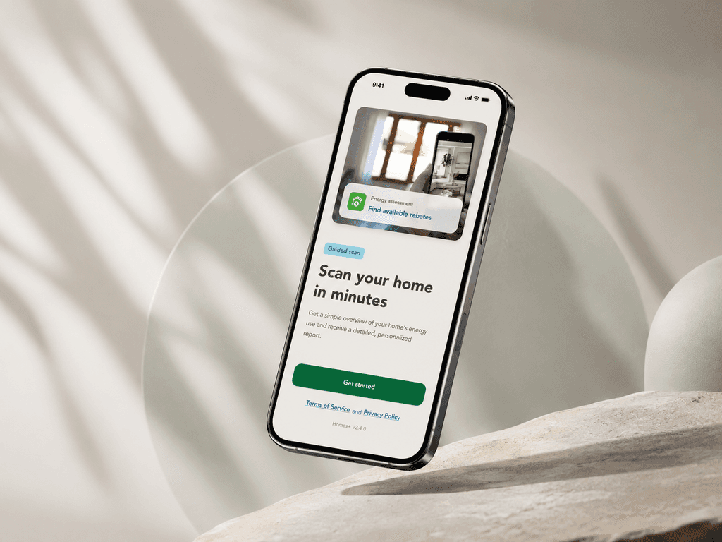 BC Hydro Homes+ guided home scan on mobile