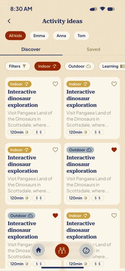 Activity ideas