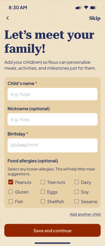 Add your little ones