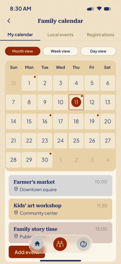 Month — my events
