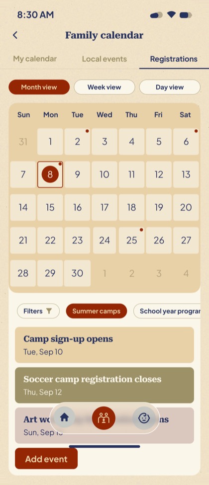 Month view