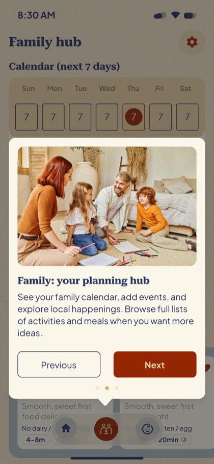 Family hub intro