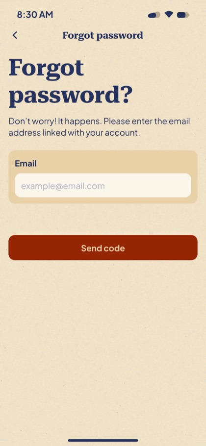 Password reset