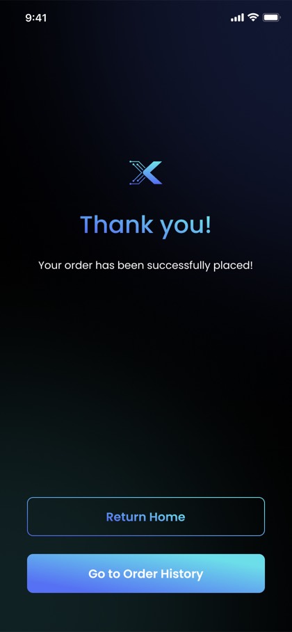 Order placed