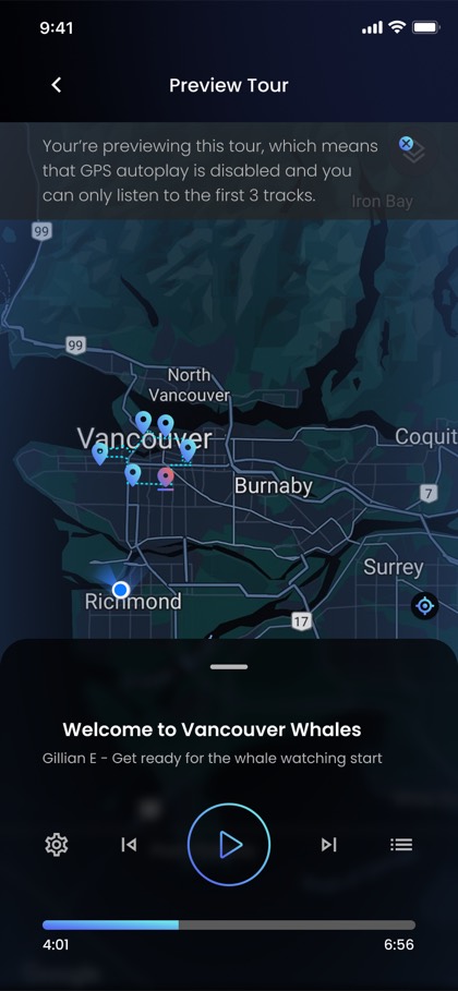 Preview tour